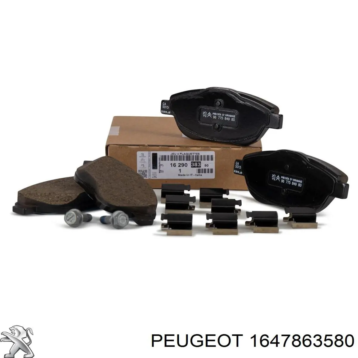 Comprar 1647863580 Peugeot/Citroen Pastillas delanteras de freno