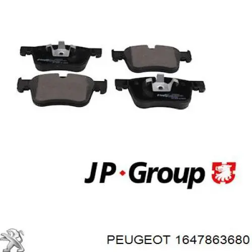 Pastillas de freno 1647863680 Peugeot/Citroen