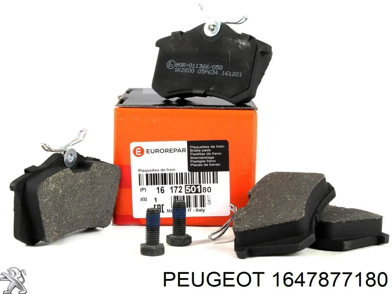 Pastillas freno delanteras Peugeot/Citroen 1647877180 precio, desde 39,82 EUR