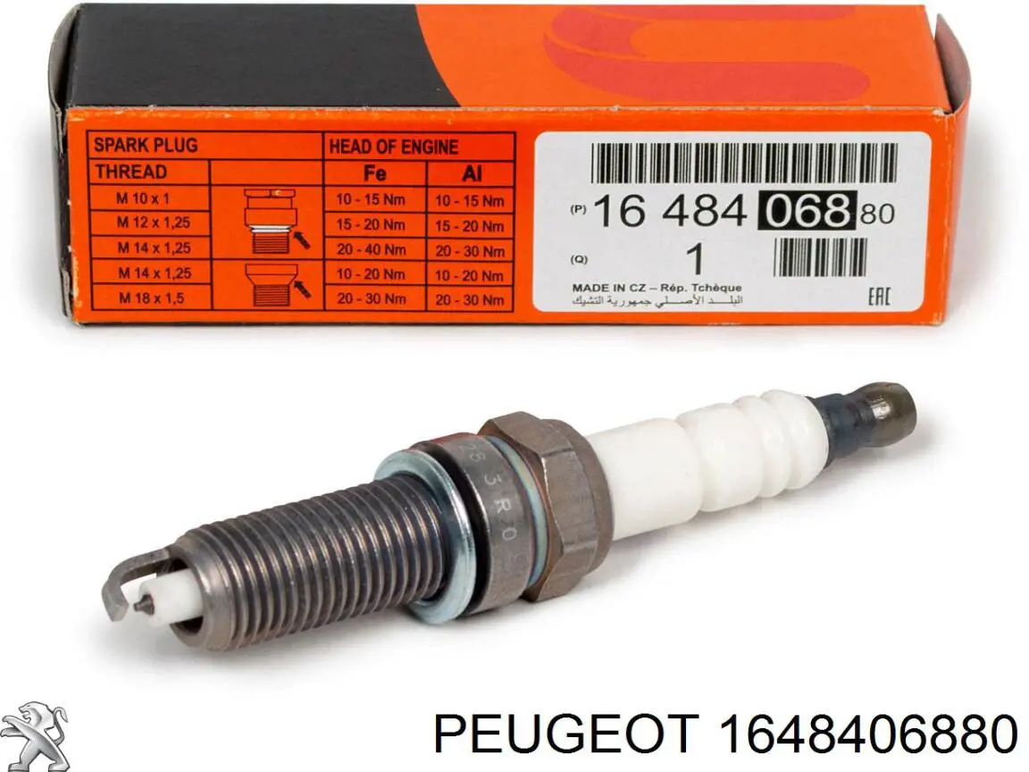 Comprar 1648406880 Peugeot/Citroen Bujía de encendido