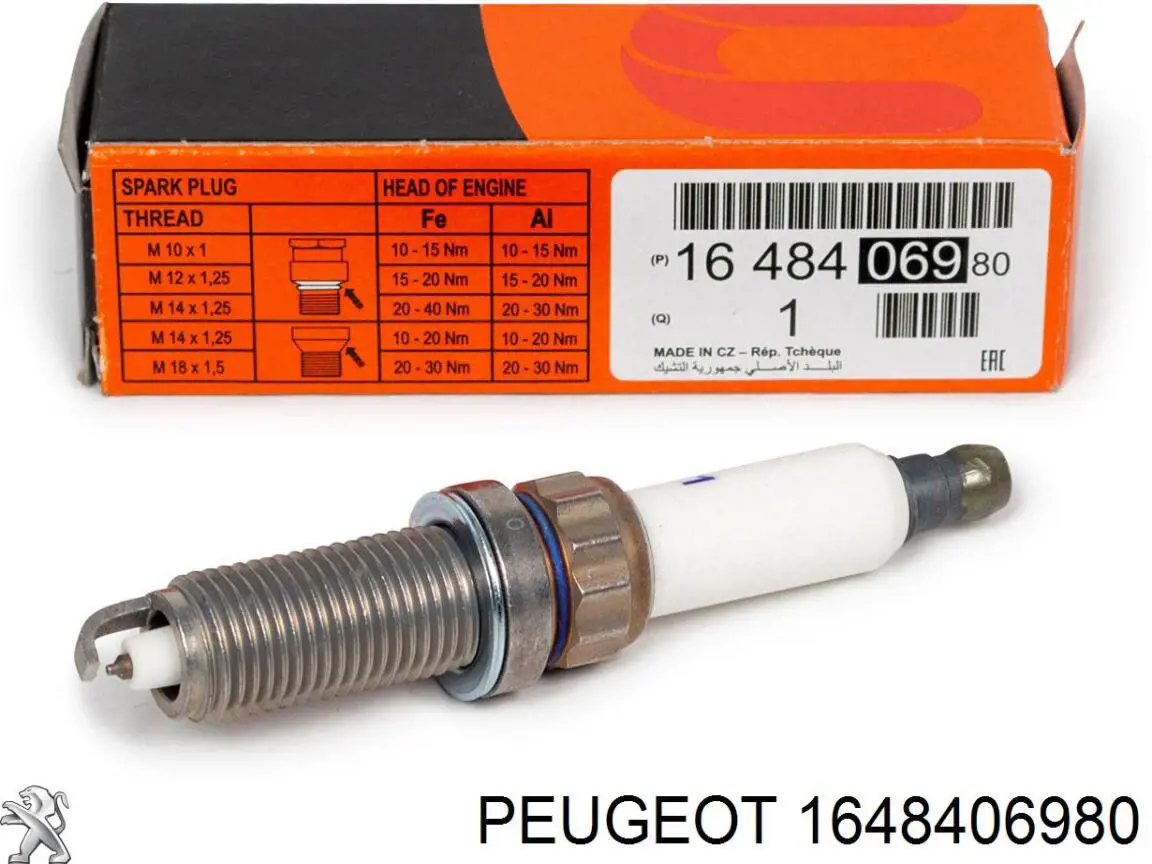1648406980 Peugeot/Citroen Bujía de ignición