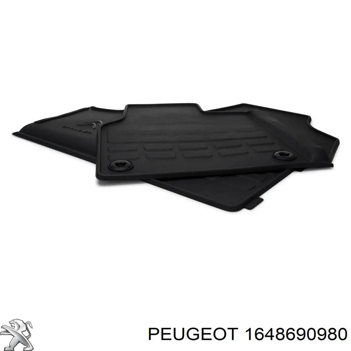 Juego de alfombrillas delanteras, 2 piezas 1648690980 Peugeot/Citroen