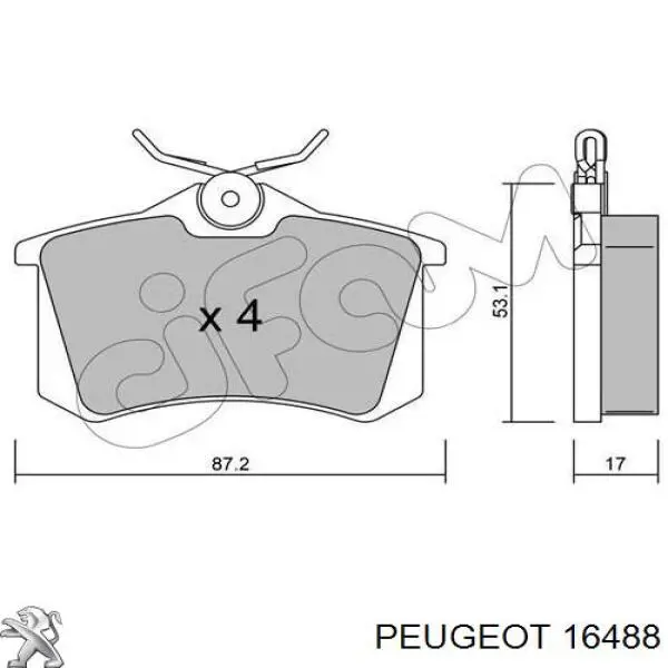 Comprar 16488 Peugeot/Citroen Junta del tapón del cárter de aceite