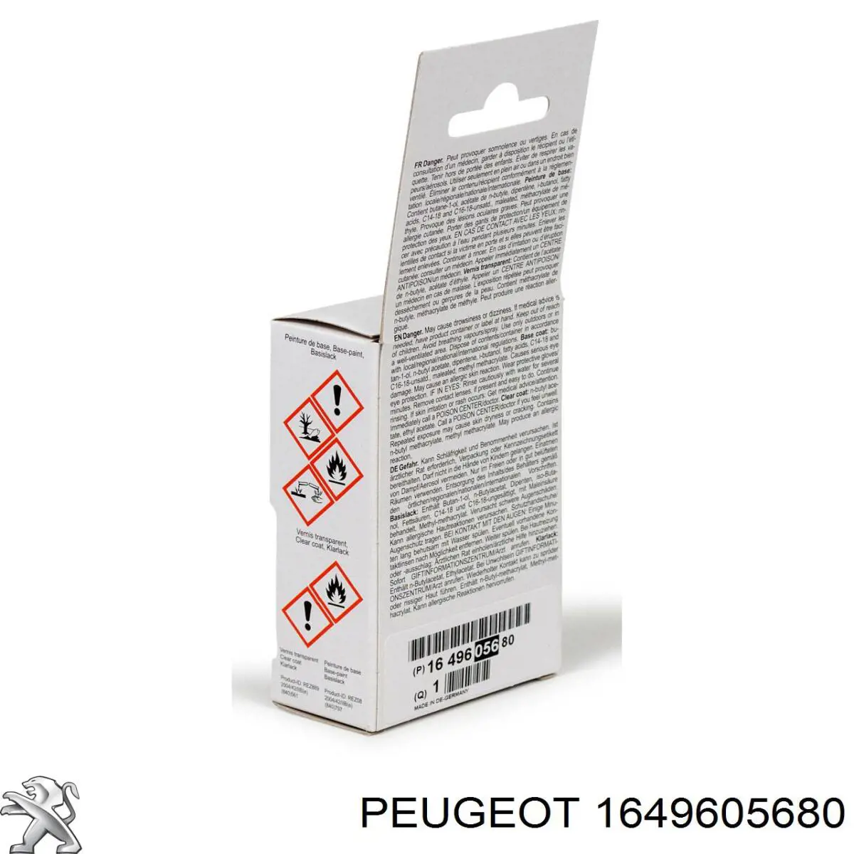 Pintura para llantas Peugeot/Citroen 1649605680 precio, desde 26,45 EUR