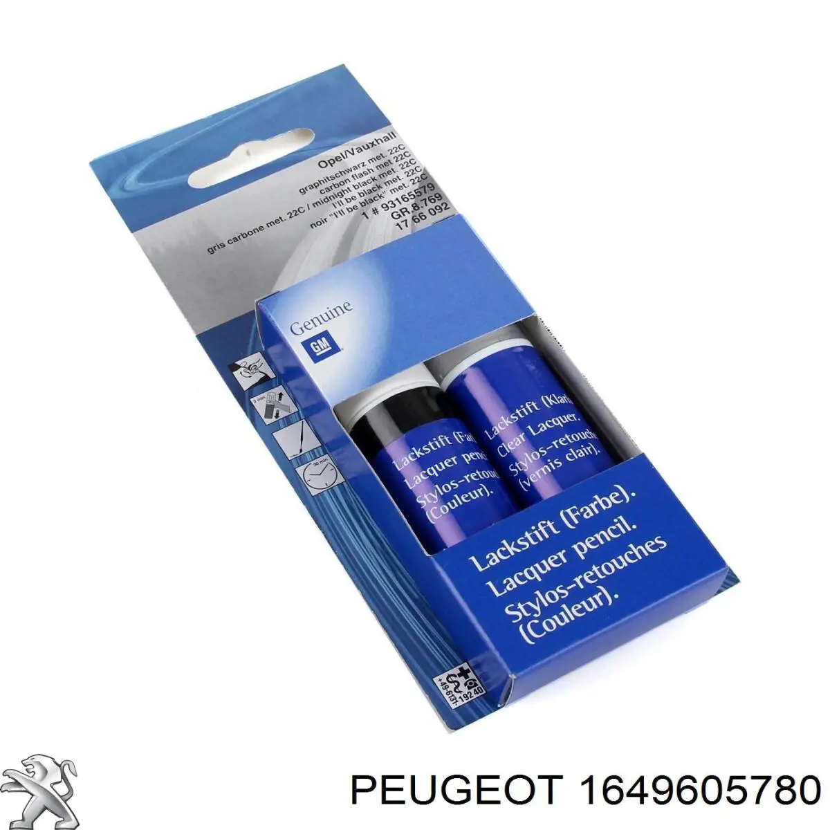 1649605780 Peugeot/Citroen Lápiz de retoque