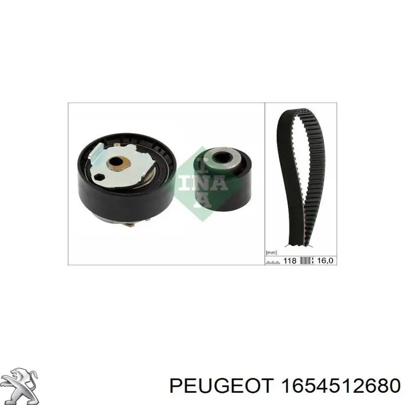 Correa de distribución Peugeot/Citroen 1654512680