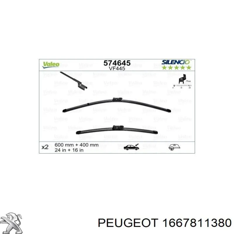 Escobillas delanteras Ford WW2802PF precio, desde 22,52 EUR
