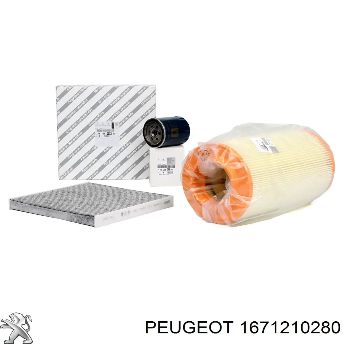 Caja del filtro de aire 1671210280 Peugeot/Citroen