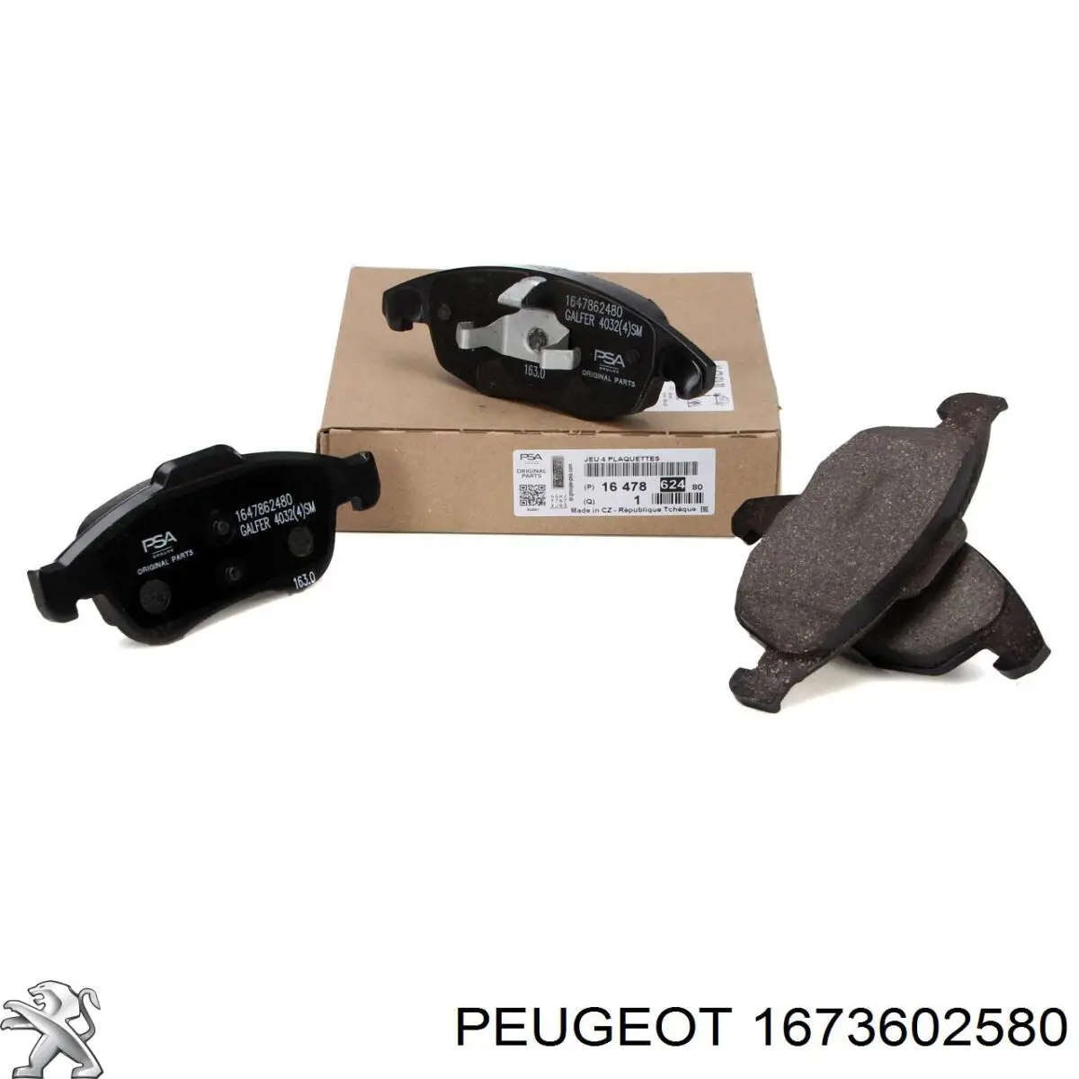 Tubo de freno trasero derecho 1673602580 Peugeot/Citroen