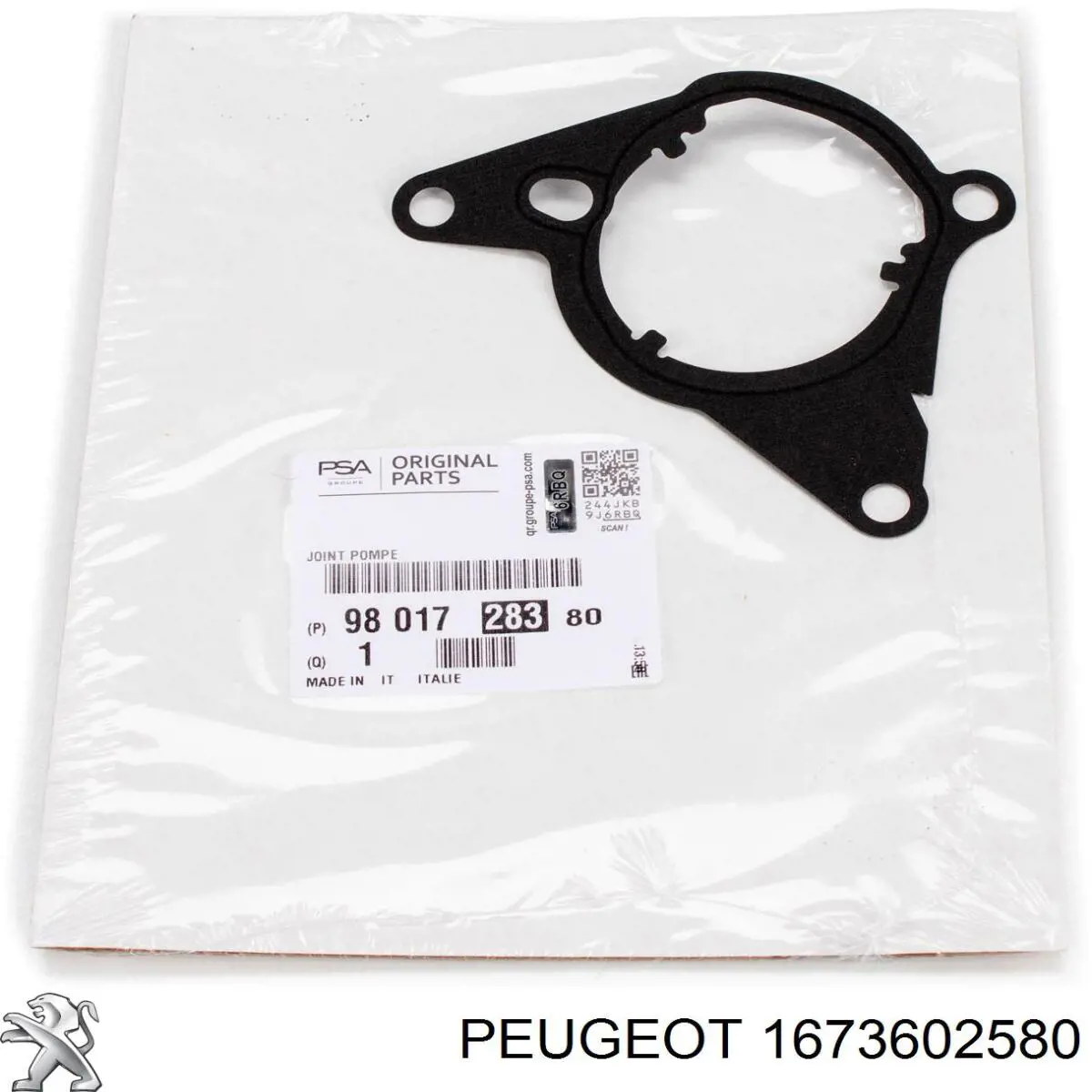 Tubo de freno trasero derecho Peugeot/Citroen 1673602580