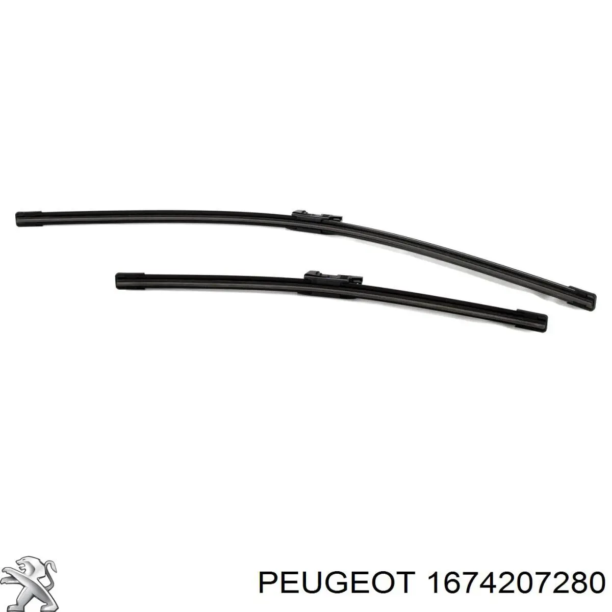 Limpiaparabrisas delanteras 1674207280 Peugeot/Citroen