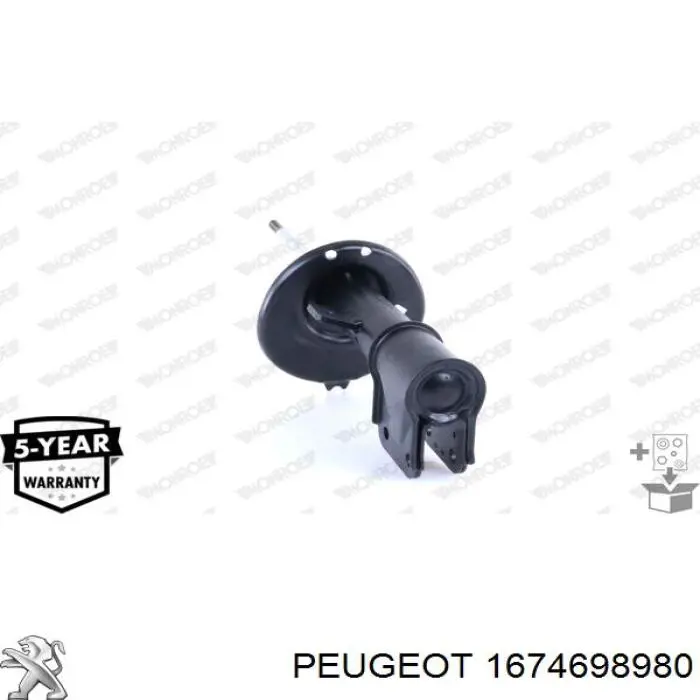 1674698980 Peugeot/Citroen Amortiguador frontal izquierdo