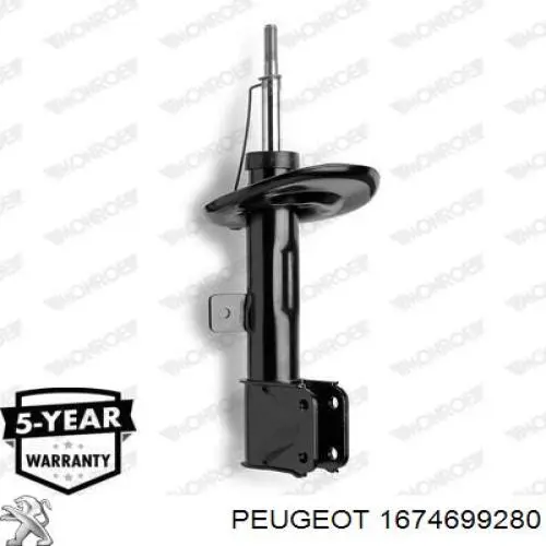 Amortiguador delantero derecho Peugeot/Citroen 1674699280 precio, desde 64,34 EUR