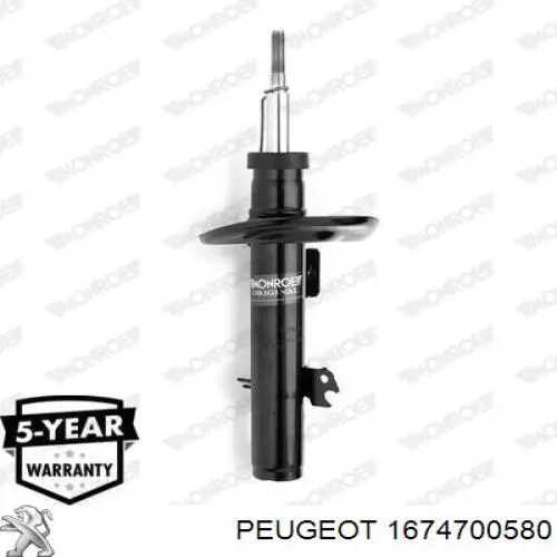 Comprar 1674700580 Peugeot/Citroen Amortiguador delantero izquierdo