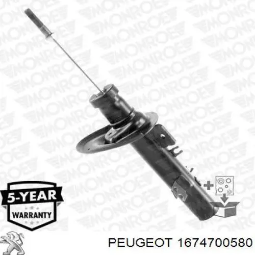 Amortiguador delantero izquierdo Peugeot/Citroen 1674700580 precio, desde 66,79 EUR