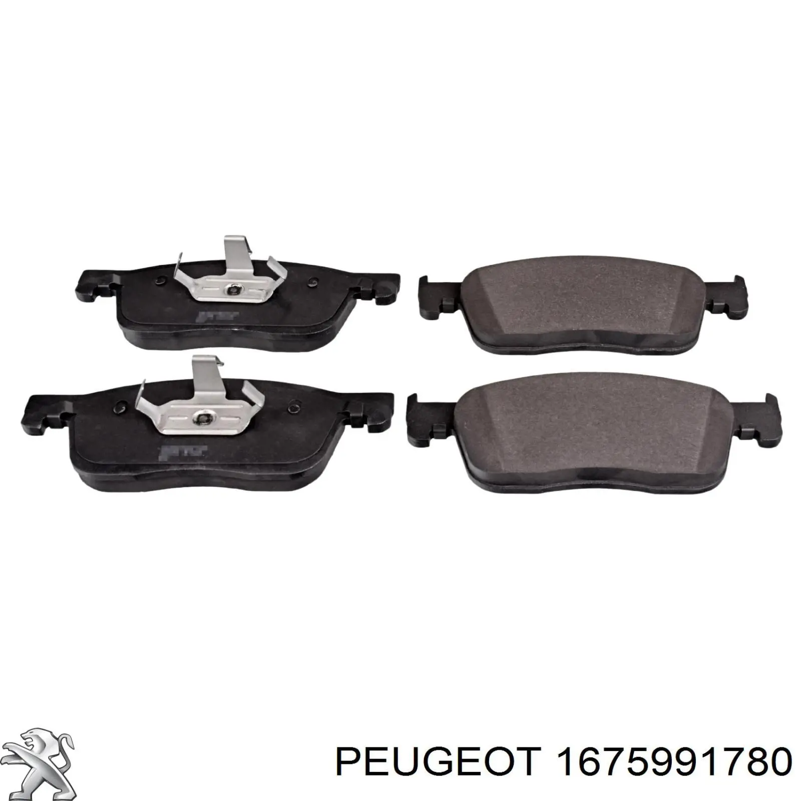 1675991780 Peugeot/Citroen Pastillas delanteras