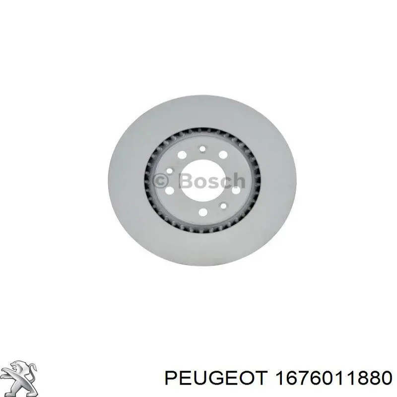 1676011880 Peugeot/Citroen disco de freno trasero