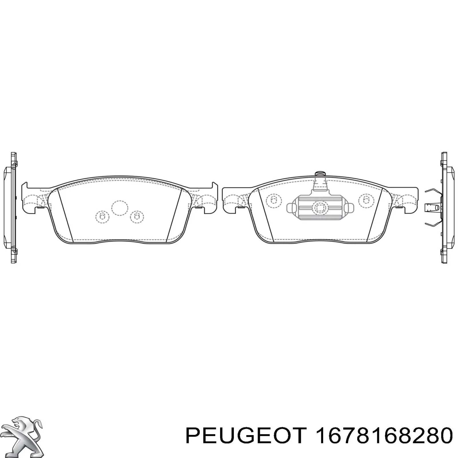 1678168280 Peugeot/Citroen Pastillas delanteras