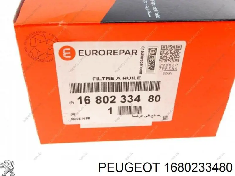 Filtro de aceite Volvo V40 525, 526