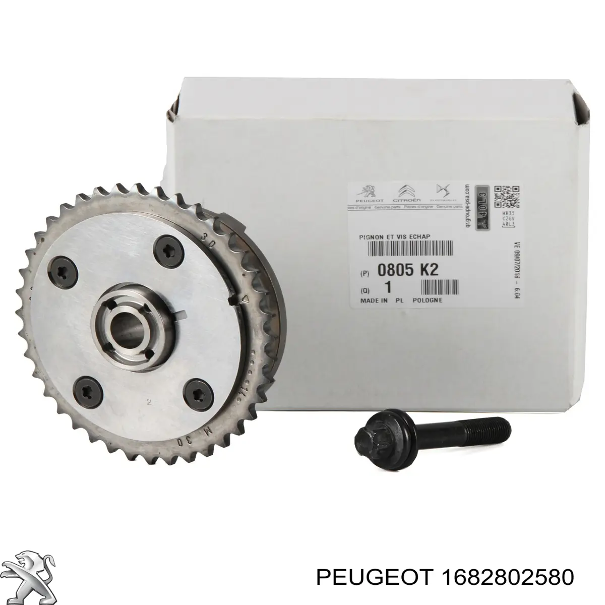 Rueda dentada del árbol de levas de admisión Peugeot/Citroen 1682802580 precio, desde 112,02 EUR