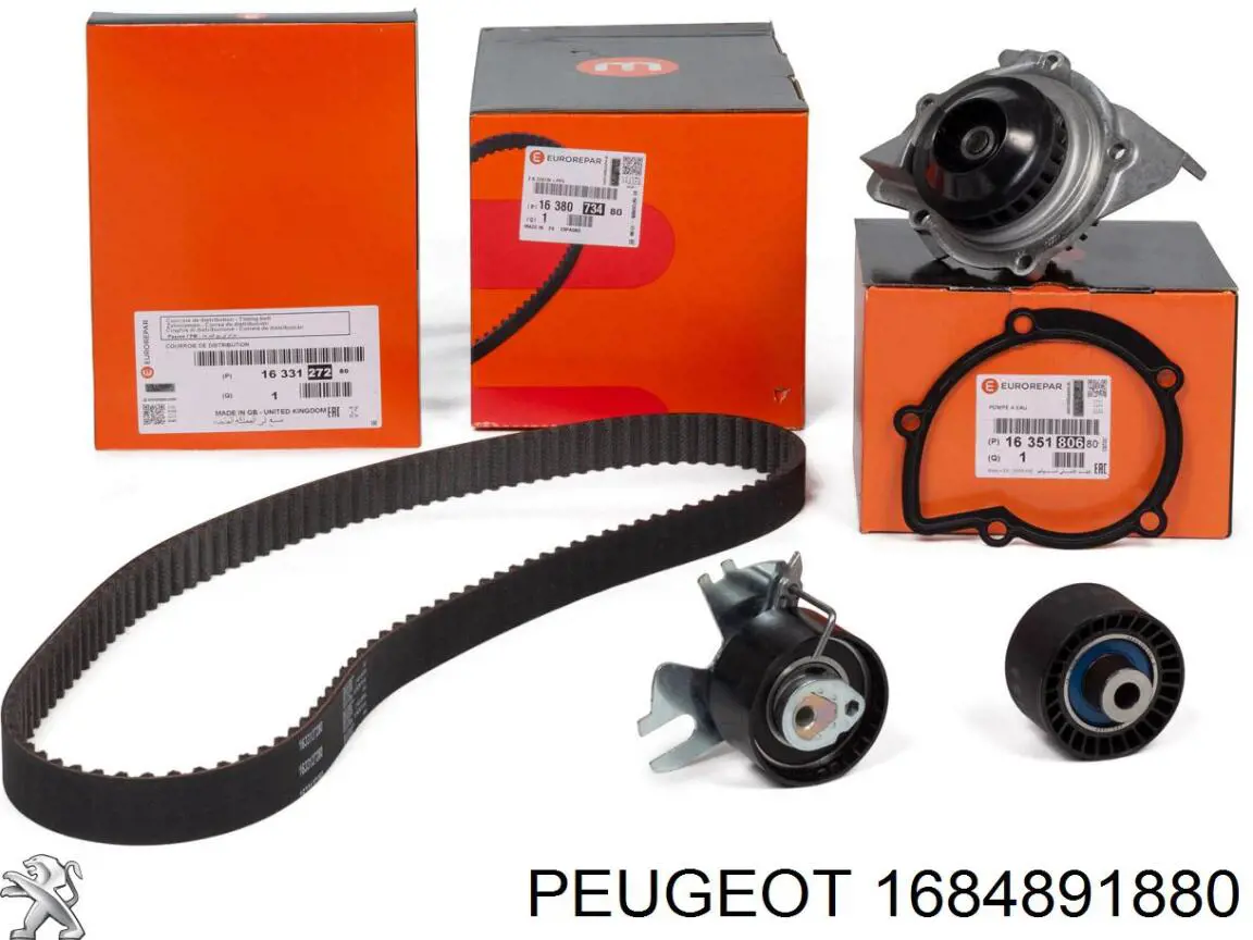 1684891880 Peugeot/Citroen Kit correa de distribución
