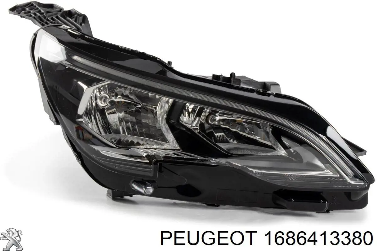 Faro derecho 1616878080 Peugeot/Citroen