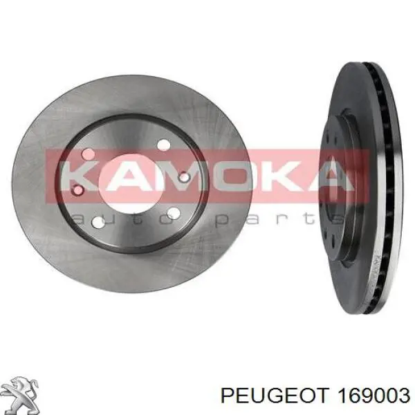 Freno de disco delantero Peugeot 205 1 741A, C
