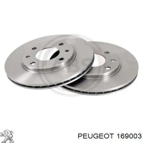 Freno de disco delantero Peugeot 205 1 741A, C
