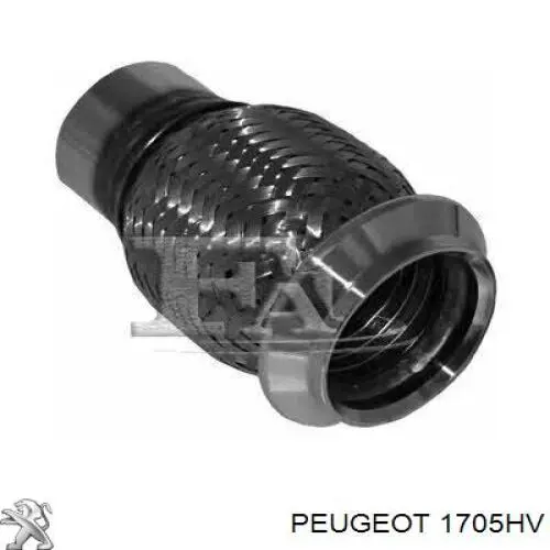 Comprar 1705HV Peugeot/Citroen Tubo de admisión del silenciador de escape delantero