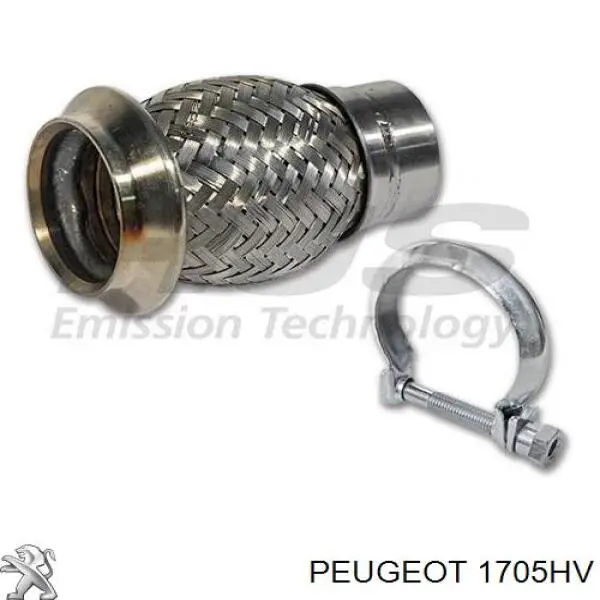 Tubo de escape delantero Peugeot/Citroen 1705HV precio, desde 71,50 EUR