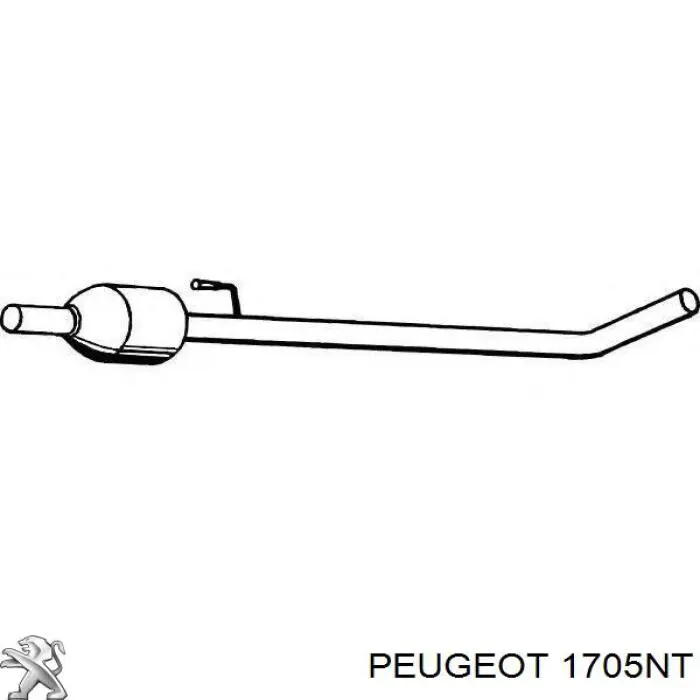 Silenciador, sección delantera para Peugeot Expert (224)