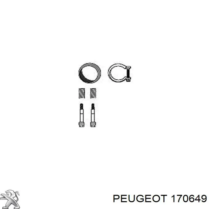 Comprar 170649 Peugeot/Citroen Silenciador delantero