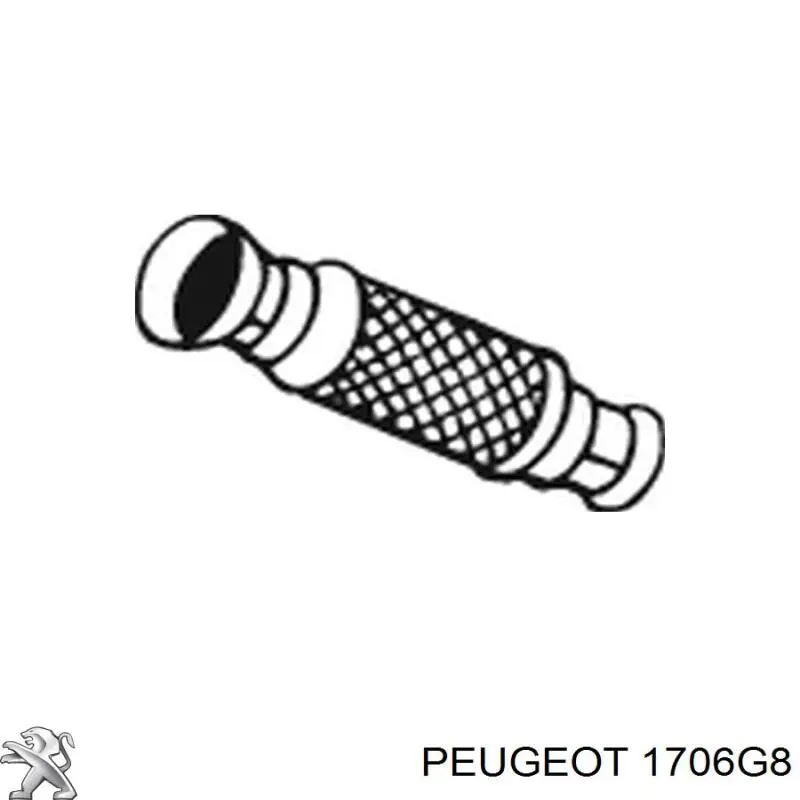 Comprar 1706G8 Peugeot/Citroen Tubo flexible de escape