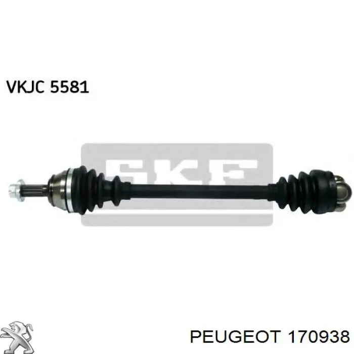 Junta de tubo de escape 170938 Peugeot/Citroen