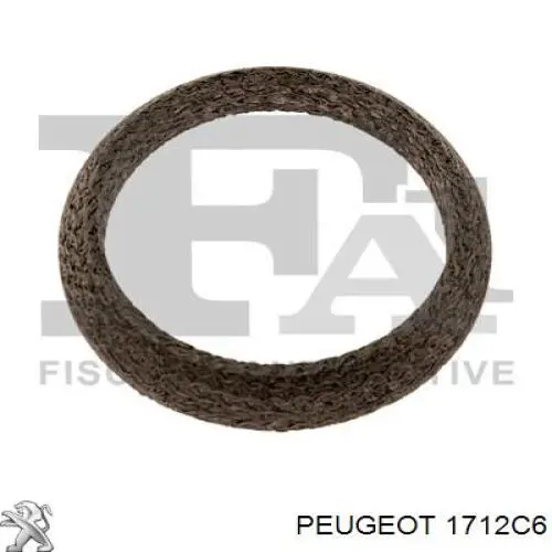 1712C6 Peugeot/Citroen junta, tubo de escape