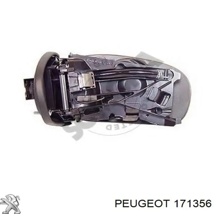 171356 Peugeot/Citroen abrazadera de tubo de escape trasera