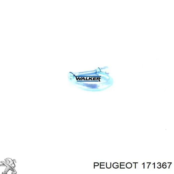 Comprar 171367 Peugeot/Citroen Abrazadera de sujeción delantera