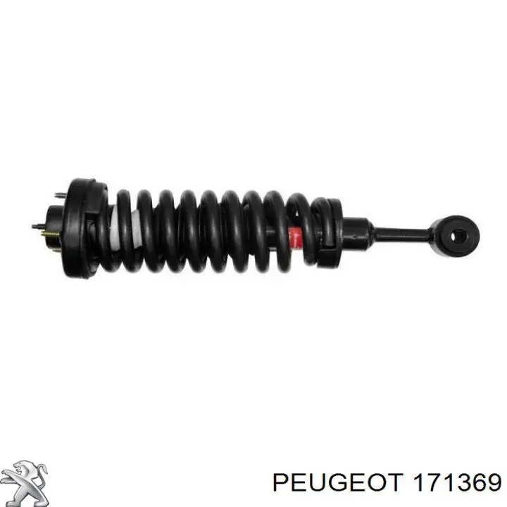 171369 Peugeot/Citroen abrazadera de tubo de escape trasera
