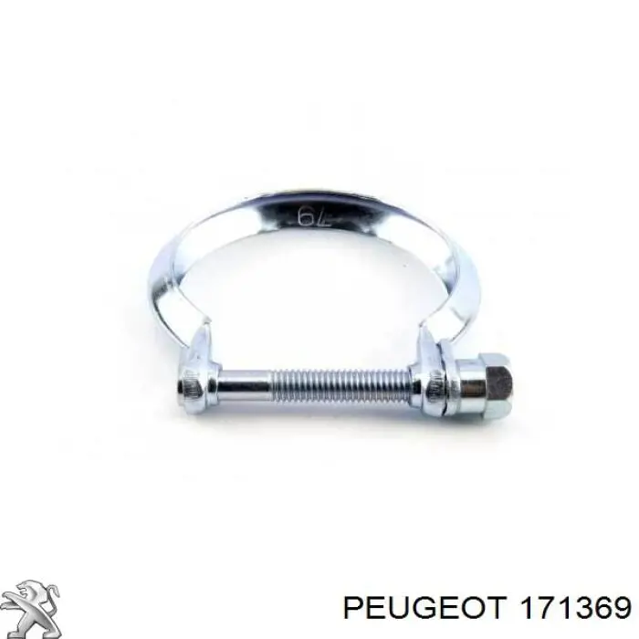 Abrazadera trasera del silenciador Peugeot/Citroen 171369 precio, desde 8,39 EUR