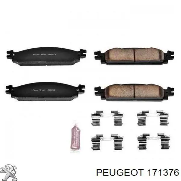 171376 Peugeot/Citroen abrazadera del colector de escape