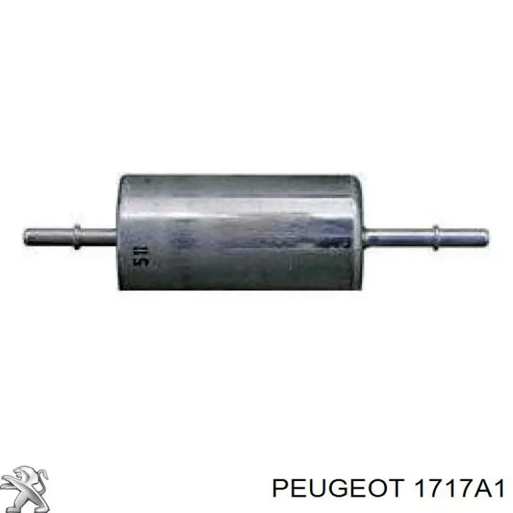E12806E Peugeot/Citroen silenciador del medio