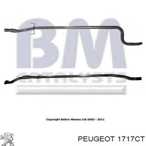 Comprar 1717CT Peugeot/Citroen Silenciador central