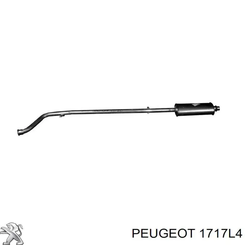 Silenciador central Peugeot/Citroen 1717L4 precio, desde 73,78 EUR