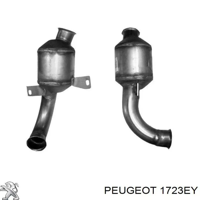 Escudo térmico del colector de escape 1723EY Peugeot/Citroen