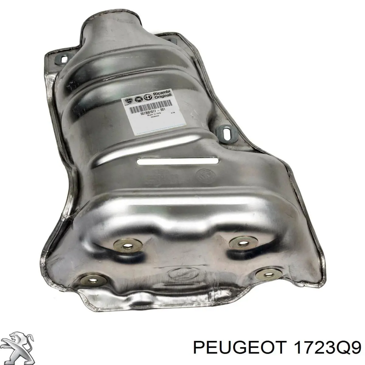 Escudo térmico del colector de escape 1723Q9 Peugeot/Citroen
