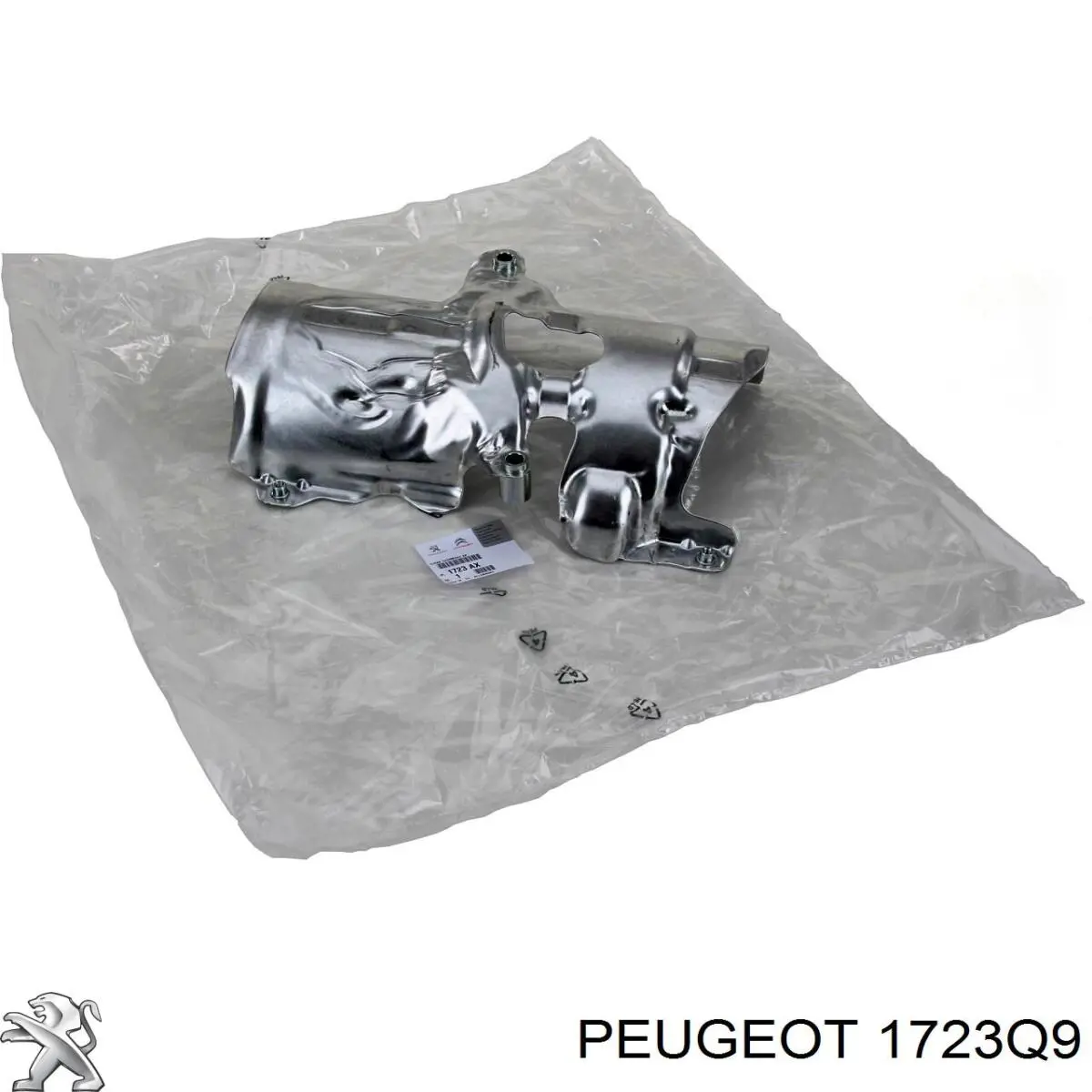 Proteccion Del Colector De Escape ( Escudo Termico ) para Peugeot 206 (2E, K)