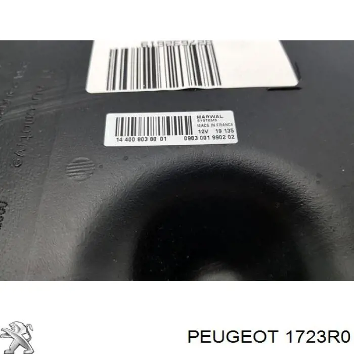 Escudo térmico del colector de escape 1723R0 Peugeot/Citroen