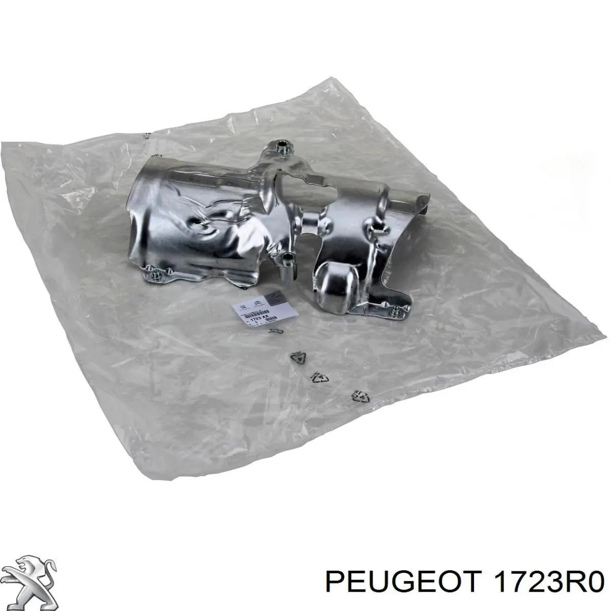 1723R0 Peugeot/Citroen Escudo térmico del colector de escape