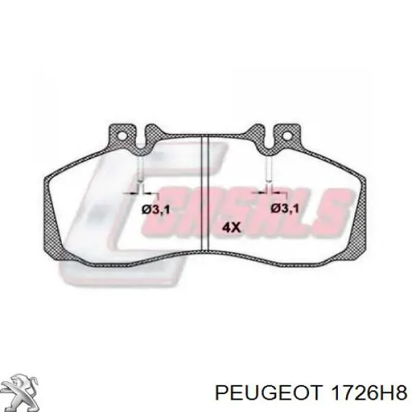 Comprar 1726H8 Peugeot/Citroen Silenciador trasero