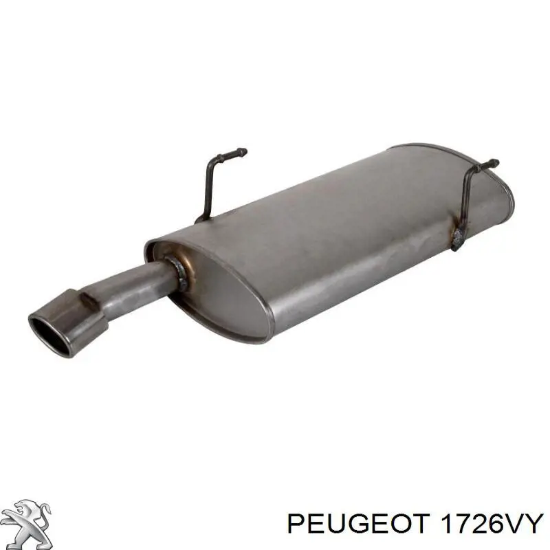 Comprar 1726VY Peugeot/Citroen Silenciador trasero
